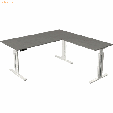 Kerkmann Sitz-/Stehtisch Move 3 BxTxH 180x180x72-120cm + Anbautisch gr