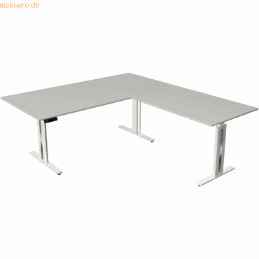 Kerkmann Sitz-/Stehtisch Move 3 BxTxH 200x220x72-120cm + Anbautisch li