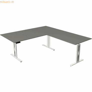 Kerkmann Sitz-/Stehtisch Move 3 BxTxH 200x220x72-120cm + Anbautisch gr