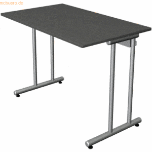 Kerkmann Schreibtisch SmartOffice C-Fuß-Gestell 100x60x75cm anthrazit