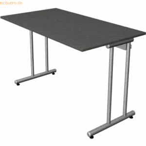 Kerkmann Schreibtisch SmartOffice C-Fuß-Gestell 120x65x75cm anthrazit