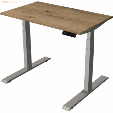 Kerkmann Steh-/Sitztisch SmartOffice elektrisch Fuß silber 100x60x63-1