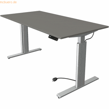 Kerkmann Sitz-/Stehtisch Move 3 BxTxH 160x80x72-120cm silber/grafit