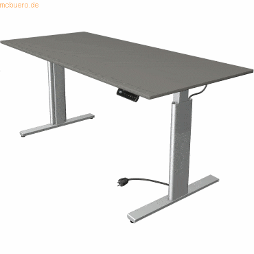 Kerkmann Sitz-/Stehtisch Move 3 BxTxH 180x80x72-120cm silber/grafit