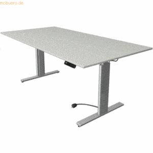 Kerkmann Sitz-/Stehtisch Move 3 BxTxH 200x100x72-120cm silber/lichtgra