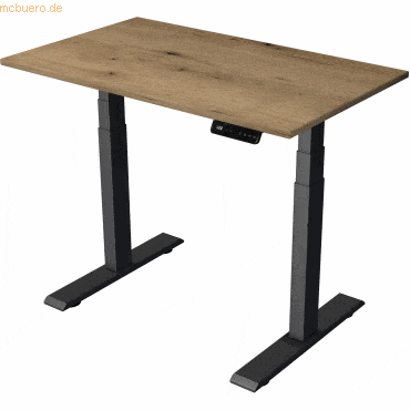Kerkmann Steh-/Sitztisch Move 2 elektrisch Fuß anthrazit 100x60x63-127
