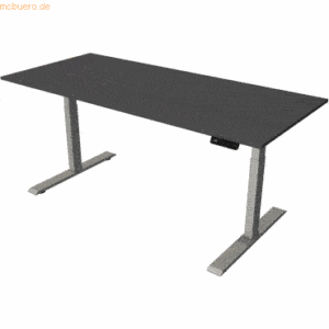 Kerkmann Steh-/Sitztisch Move 2 elektrisch Fuß silber 180x80x63-127cm