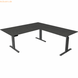 Kerkmann Sitz-/Stehtisch Move 3 elegant BxTxH 200x220x72-120cm + Anbau