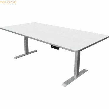 Kerkmann Sitz-/Stehtisch Move 3 Premium BxTxH 200x100x72-121cm weiß