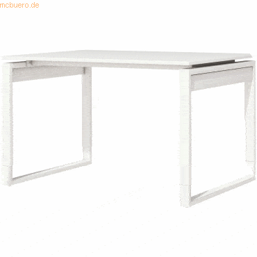 Kerkmann Schreibtisch Fresh BxT 120x80cm höhenverstellbar weiß