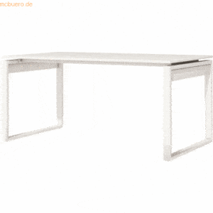 Kerkmann Schreibtisch Fresh BxT 160x80cm höhenverstellbar weiß