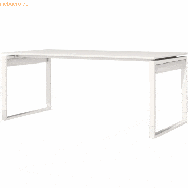 Kerkmann Schreibtisch Fresh BxT 180x80cm höhenverstellbar weiß