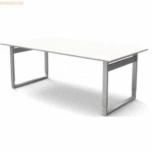 Kerkmann Schreibtisch StageOne Form 5 XL BxT 200x100cm weiß