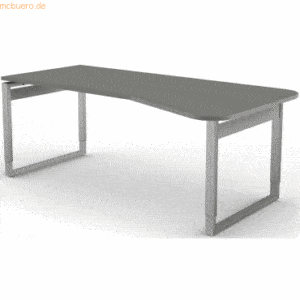 Kerkmann Freiformtisch StageOne Form 5 BxT 195x80/100cm grafit