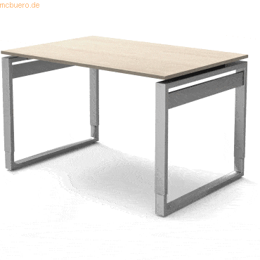 Kerkmann Schreibtisch Form5 Bügel-Gestell 120x80x68-82cm ahorn