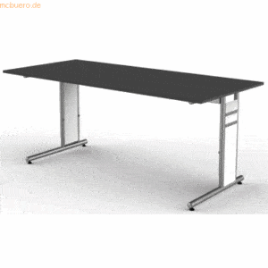 Kerkmann Schreibtisch StageOne Form 4 BxT180x80cm anthrazit