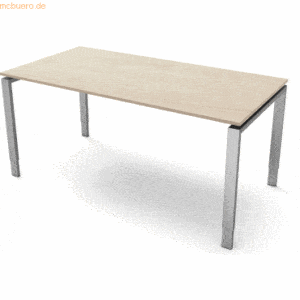 Kerkmann Schreibtisch Form5 4-Bein-Gestell 160x80x68-82cm ahorn