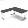 Kerkmann Schreibtisch start up BxT 160x180cm anthrazit
