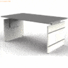 Kerkmann Schreibtisch StageOne Form 4 BxT 160x80cm grafit