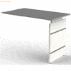 Kerkmann Anbautisch StageOne Form 4 BxT 100x60cm grafit