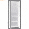 Kerkmann Einzelregal Aveto 5OH BxTxH 800x380x1830mm weiß
