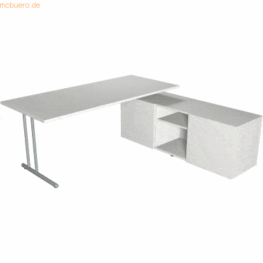 Kerkmann Schreibtisch start up BxT 180x80 mit Sideboard weiß