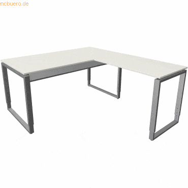 Kerkmann Schreibtisch Architekt BxTxH 160x180x75cm (mit Anbautisch) we