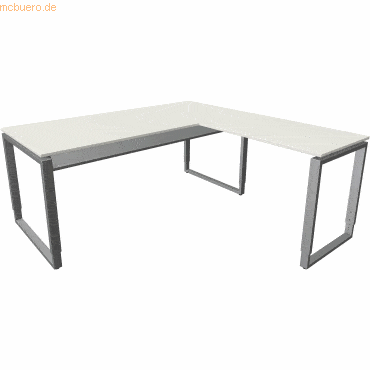 Kerkmann Schreibtisch Architekt BxTxH 180x180x75cm (mit Anbautisch) we