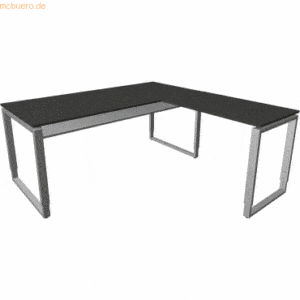 Kerkmann Schreibtisch Architekt BxTxH 180x180x75cm (mit Anbautisch) an