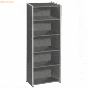 Kerkmann Einzelschrank Artline Transparent breit 5 OH BxTxH 80x38x185c