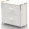 Kerkmann Sidebaord Artline BxTxH 80x38x78cm 2 Schubfächer weiß/weiß