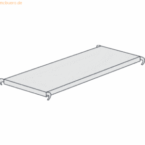 Kerkmann Fachboden für Büro-Regal Progress 500 BxT 75x30cm lichtgrau