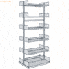 Kerkmann Bibliotheks-Regal Univers doppelt Grundfeld 75x50x225cm mit 2