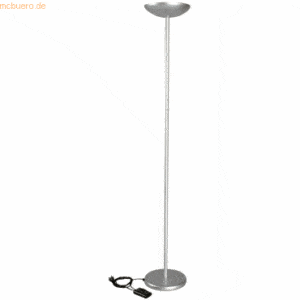 Maul Halogen-Deckenfluter Maulsky 175 cm silber