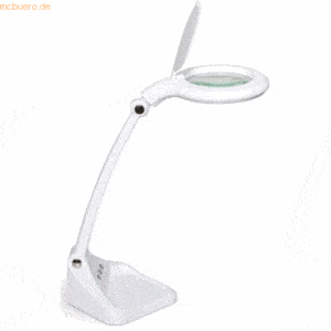 Maul LED-Lupenleuchte Mauliris dimmbar 40 LED tageslichtweiß weiß