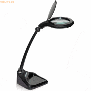 Maul LED-Lupenleuchte Mauliris dimmbar 40 LED tageslichtweiß schwarz