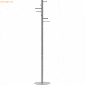 Maul Garderobenständer Maulcalima 7 Kleiderstangen 177cm hellsilber