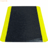 Miltex Arbeitsplatzmatte Yoga Deck Ultra 90x150cm schwarz/gelb