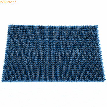 Miltex Schmutzfangmatte Eazycare Turf 57x86cm metallic blau