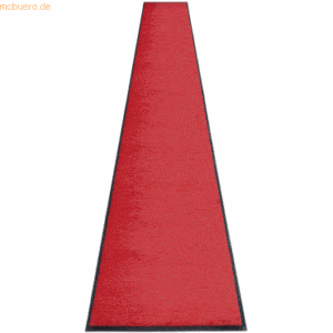 Miltex Schmutzfangmatte Eazycare Style 85x300cm A16 Clear Red