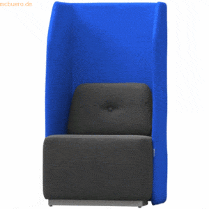 Rocada Sitzsofa Soft Einzelsitz blau/grau
