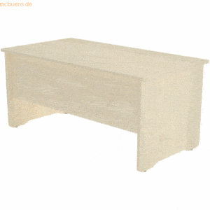 Rocada Schreibtisch Work BxTxH 160x80x72cm melaminbeschichtet buche