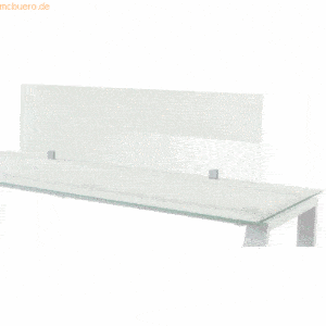 Rocada Trennwand 40x136cm Glas (Einzeltisch Glasplatte)