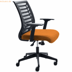 Rocada Bürodrehstuhl mit Armlehne orange