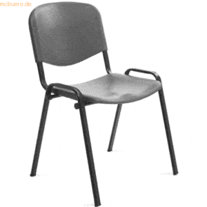 Rocada Stapelstuhl Sitzschale Kunststoff grau