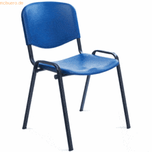 Rocada Stapelstuhl Sitzschale Kunststoff blau