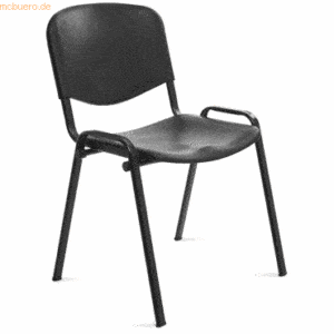 Rocada Stapelstuhl Sitzschale Kunststoff schwarz