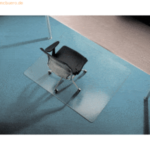 RS Office Bodenmatte Ecogrip Solid Polycarbonat für Teppichböden 90x12