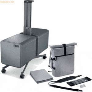 Sigel Office Caddy Move it Set III zweiseitig inkl. 2x MI102 Zubehör-S