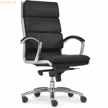 Sitwell Steifensand AG Bürostuhl Dream Bonded-Leder schwarz mit Armleh